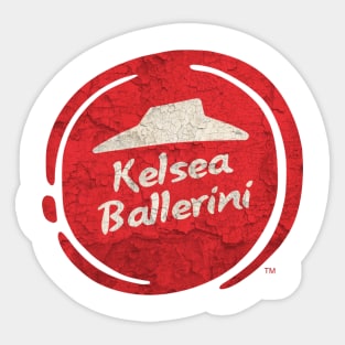 Cosplay Parody Pizza Hut Vintage Music Lovers - Kelsea Ballerini Sticker